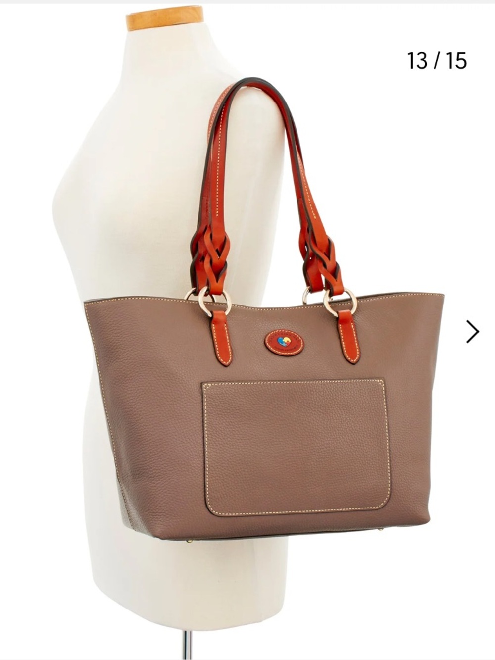 DOONEY & BOURKE Elephant Pebble Grain Tammy Tote for Autism Awareness (special) - Picture 6 of 16